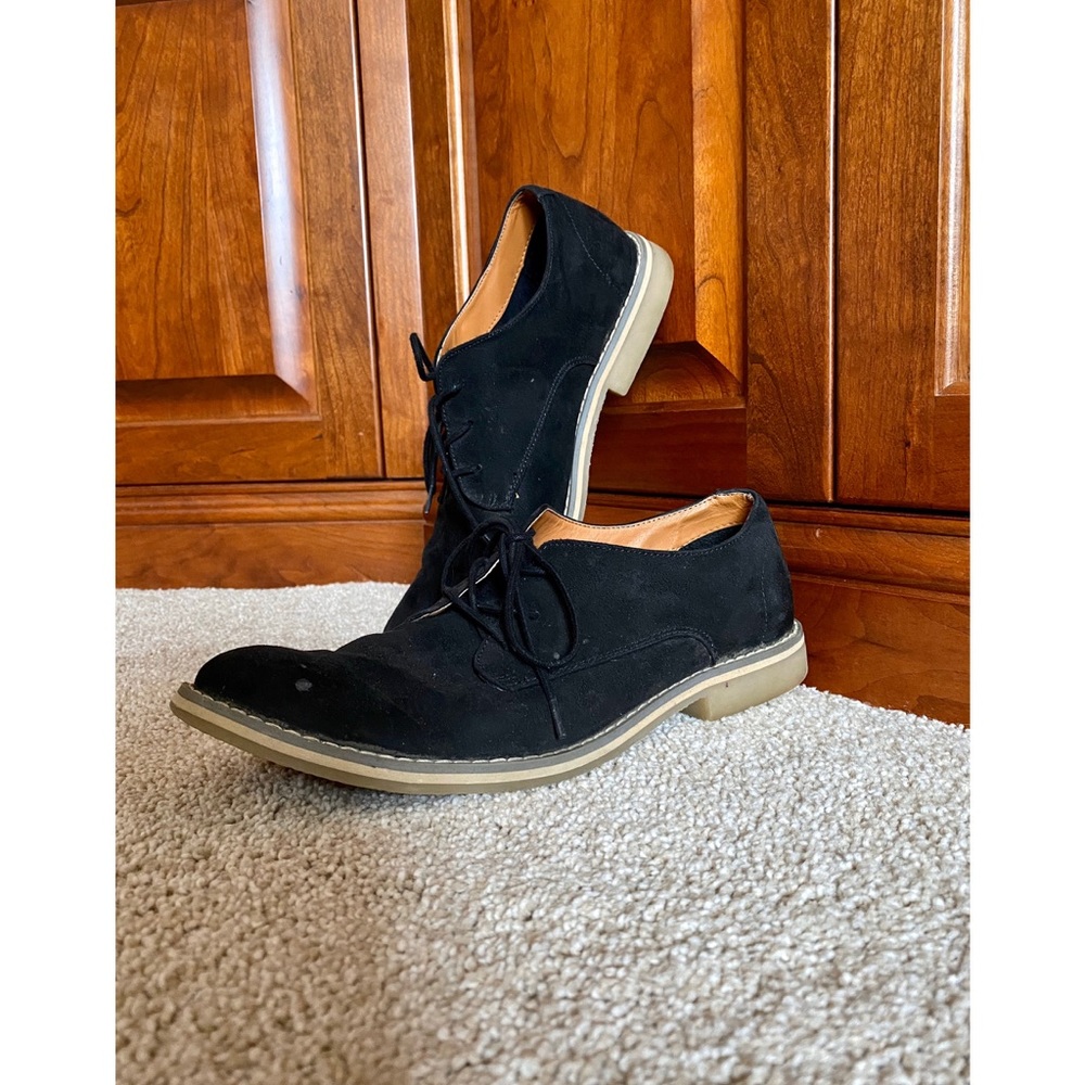 H&M suede derby shoes